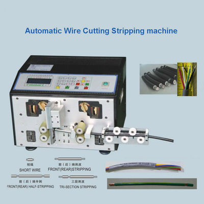 China Multi - Core Cable Cutting Stripping Machine  Wire Cut Strip Crimp Machine supplier