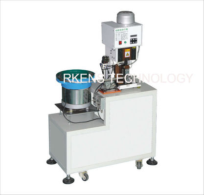 China Loose - Piece  Wire Terminal Crimping Machine With Automatic Feeder Bowl supplier