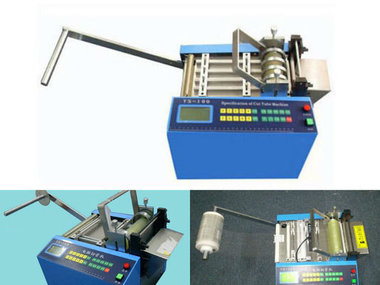 China Motorized Automatic Webbing Cutting Machines Heat Shrink Cutting Tool 100MM Blade supplier