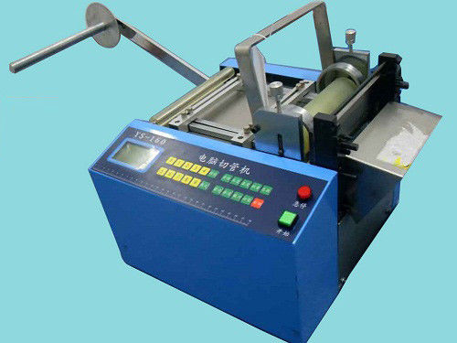 China Automatic Plastic Package Poly Tubing Cutting Machine , Cutter For Poly Tubing supplier