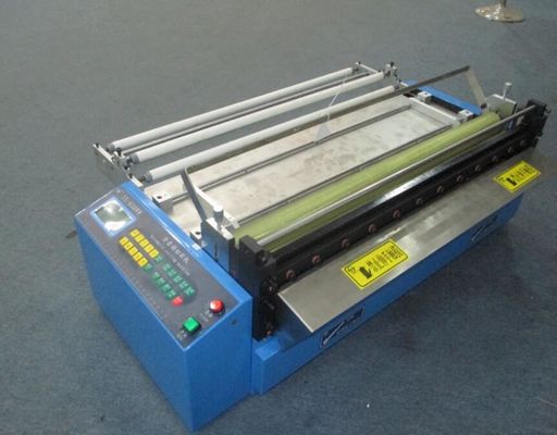China Automatic Plastic Sleeve /Film Poly Tubing Cutting Machine With Customized Width supplier