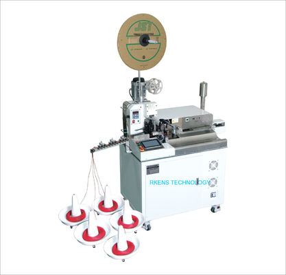 China Fast Speed Wire Crimping Machine One - Side Crimping And Tinning Machine supplier