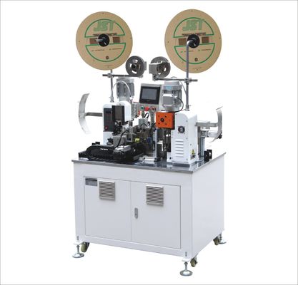 China Full Automatic Wire Cutting And Crimping Machine LCD Touch Panel Easy Operation supplier