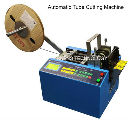 China Automatic Flexible Tube Cutting Machine 220V 110V For Shrink / Plastic / Rubber Tubes supplier