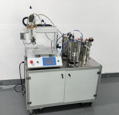 China Full Automatic Two Parts Liquid Glue Potting Filling Machine With Mixing Ratio supplier