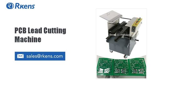 China Fast Speed PCB Soldered Components Lead Cutting Trimming Machine With Rotary Knife supplier