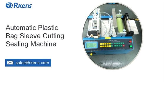 China Automatic Plastic Bag Sleeve Cutting And Sealing Machine supplier