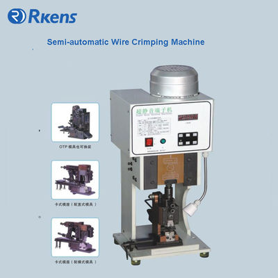China Auto Ring And Folk Terminal / Connectors Crimping machine supplier
