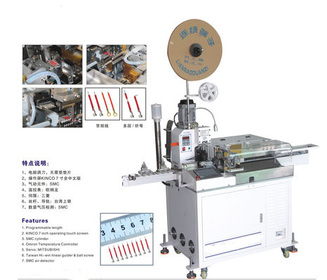 China RS-5505G Automatic Wire Cutting Stripping And One-End Tinning Machine supplier