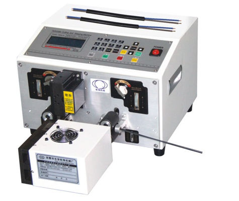 China Automatic Flat Double -Core Cable Cut, Strip And Twist Machine supplier